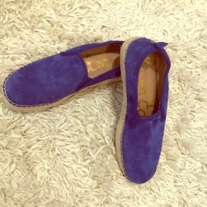 Navy blue espadrille